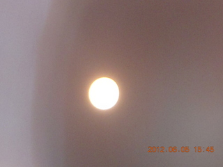 transit of Venus - the sun with my Nikon Coolpix point-and-shoot