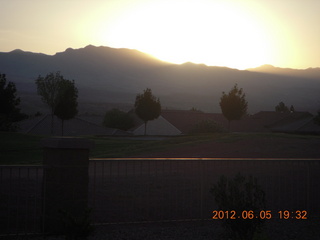 Sean's pictures - aerial sunset