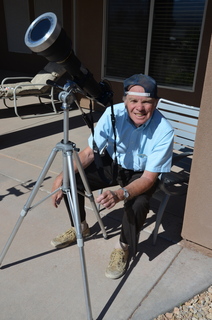 transit of Venus - Howard's pictures - the sun and Venus through a real telescope
