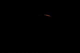 transit of Venus - Howard's pictures - last bit of sunset through a real telescope