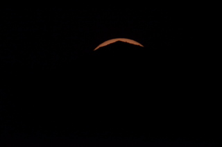 transit of Venus - Howard's pictures -sunset through a real telescope