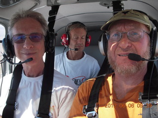 927 7y6. Howard, Ron, and Adam flying in N8377W