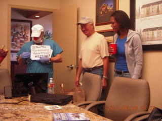 Musketeers meeting - Martha, Mike, Dana, ?