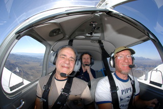 314 7y8. Mike, Greg, and Adam flying in N8377W - Mike photo