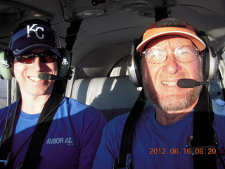 316 7yg. Chris and Adam flying in N8377W