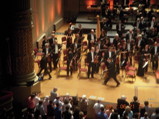 Academy of Music - Maestro walking off the stage