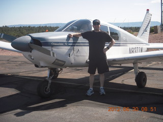 Tony and N8377W at Payson