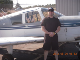 N8377W at White Mountain Lake Airport