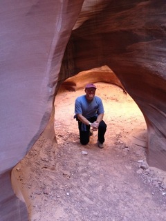 Adam at Antelope Canyon