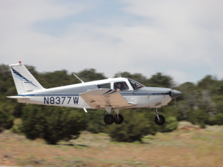 333 7zl. Adam and Sarah taking off in N8377W at White Mountain Lake Airport (21AZ)