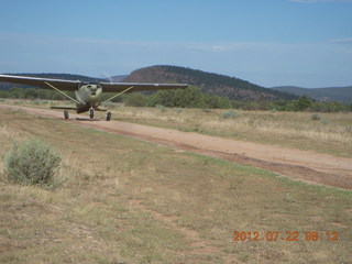 10 7zn. Tommy taking off at Young International (24AZ)