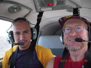 340 7zu. Moises and Adam flying in N8377W