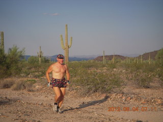 115 804. Adam running at Windmill airstrip (tripod)