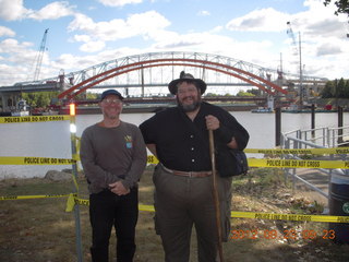 Hastings Bridge Float-In - Adam and Mike B