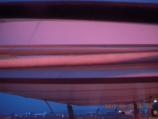 movie camera on N8377W wing