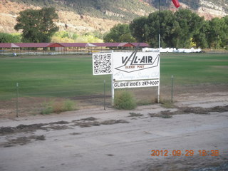 473 81v. Durango-Silverton Narrow Gauge Railroad - airstrip sign