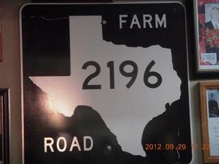 504 81v. Durango - Texas ribs restaurant - FM 2196 sign