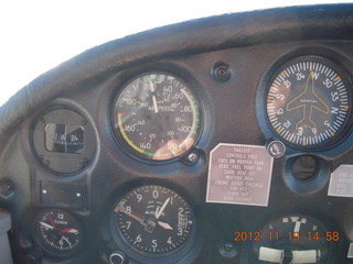 n8377w new engine flight - airspeed gauge (clogged static tube)