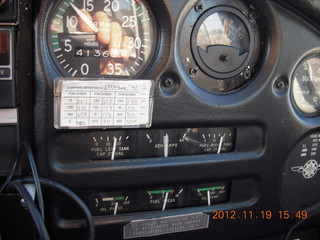 new-engine flight after fixing static port - gauges