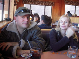 Monument Valley - Sean and Kristina at Goulding's restaurant