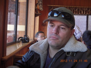 24 83q. Monument Valley - Sean at restaurant