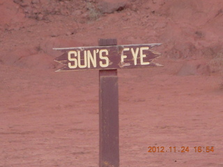 213 83q. Monument Valley tour sign
