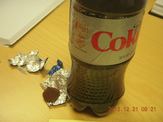 chocolate and Diet Coke - breakfast of champions
