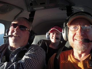 355 84n. Neil, Shirl, Adam flying in N8377W