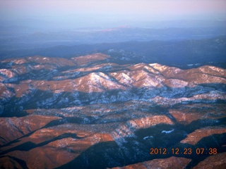 aerial - mountains near Prescott