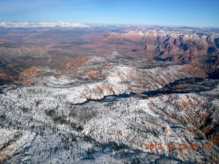 aerial - Zion National Park