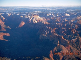 aerial - Zion National Park