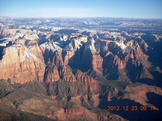 aerial - Zion National Park