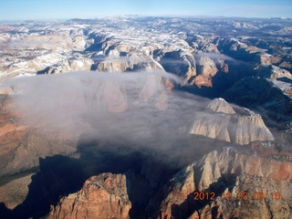 aerial - Zion National Park