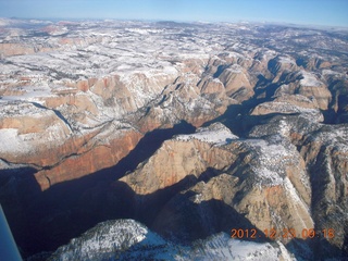 aerial - Zion National Park