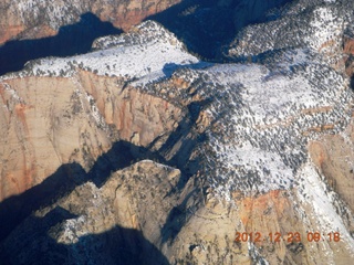 aerial - Zion National Park