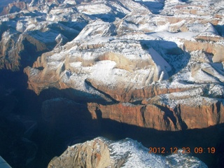 aerial - Zion National Park