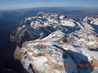 aerial - Zion National Park