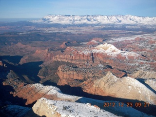 aerial - Zion National Park