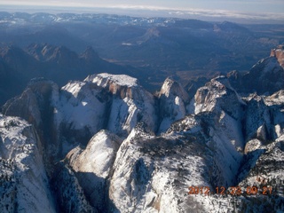 aerial - Zion National Park - Observation Point