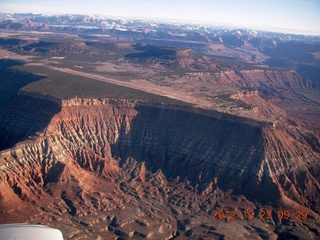 77 84p. aerial - near Hurricane, Utah - should be an airport