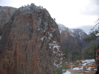 Zion National Park - Angels Landing hike - slippery Walter's Wiggles