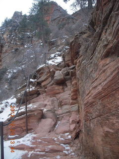 Zion National Park - Angels Landing hike - chains