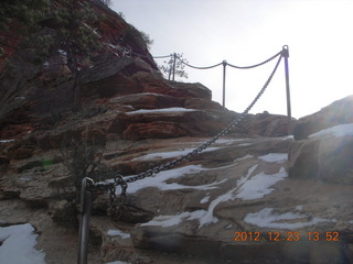 143 84p. Zion National Park - Angels Landing hike - chains