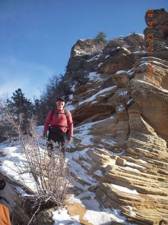 Zion National Park - Angels Landing hike - Adam and chains