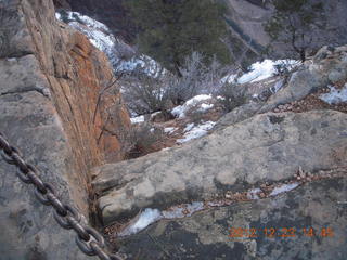 Zion National Park - Angels Landing hike - Adam on top