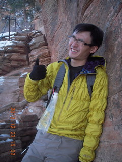 Zion National Park - Angels Landing hike - another hiker