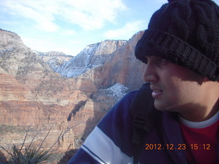 Zion National Park - Angels Landing hike - another hiker