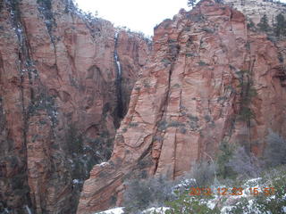 Zion National Park - Angels Landing hike - Adam using chains