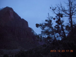 288 84p. Zion National Park - Angels Landing hike - dusk