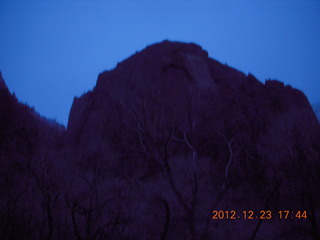 289 84p. Zion National Park - Angels Landing hike - dusk